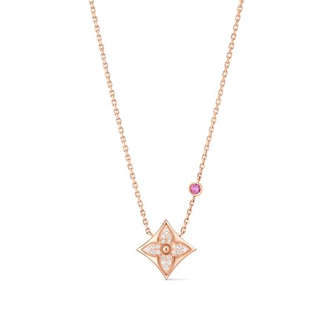 louis vuitton pink sapphire necklace|Color Blossom Qixi Limited Edition BB Star Pendant  .